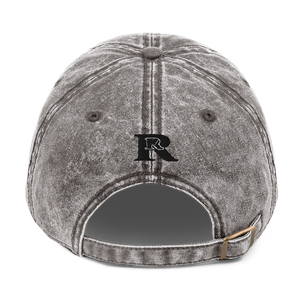 RR logo Vintage Cotton Twill Cap (3dpuff)