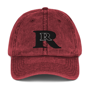 RR logo Vintage Cotton Twill Cap (3dpuff)