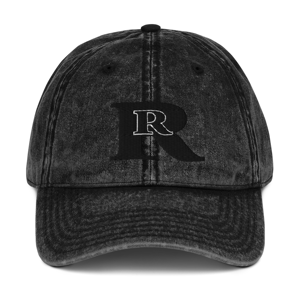 RR logo Vintage Cotton Twill Cap (3dpuff)