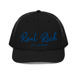Real Rich LA Blue Trucker Cap