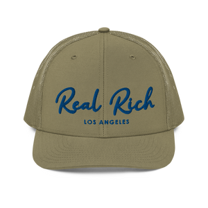 Real Rich LA Blue Trucker Cap