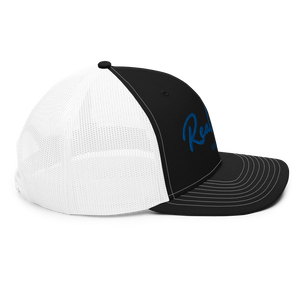 Real Rich LA Blue Trucker Cap