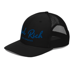 Real Rich LA Blue Trucker Cap