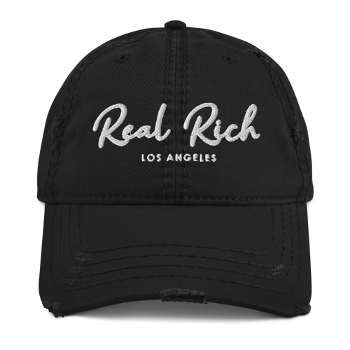 Real Rich LA Distressed Dad Hat