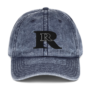 RR logo Vintage Cotton Twill Cap (3dpuff)