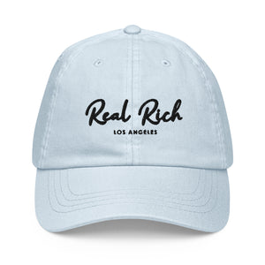 Real Rich LA w/ logo back Pastel baseball hat