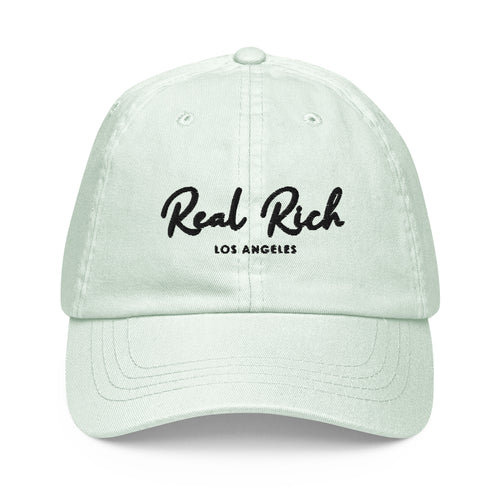 Real Rich LA w/ logo back Pastel baseball hat