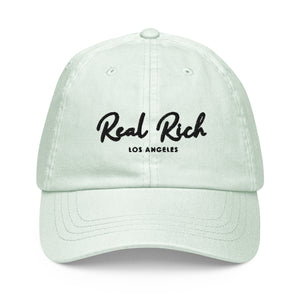 Real Rich LA w/ logo back Pastel baseball hat