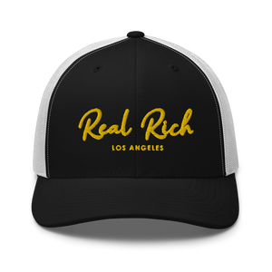Real Rich LA Gold Trucker Cap