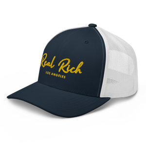 Real Rich LA Gold Trucker Cap