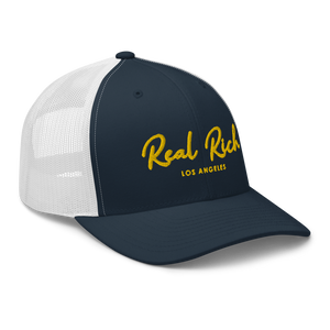 Real Rich LA Gold Trucker Cap