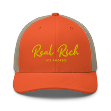 Real Rich LA Gold Trucker Cap