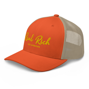 Real Rich LA Gold Trucker Cap
