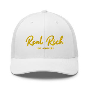 Real Rich LA Gold Trucker Cap