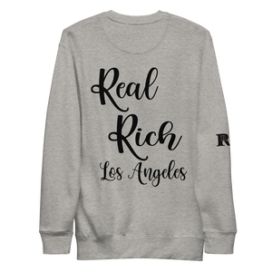 Real Rich Suitcase RRLA back Unisex Fleece Pullover