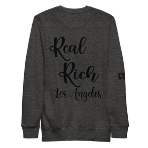 Real Rich Suitcase RRLA back Unisex Fleece Pullover