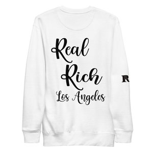 Real Rich Suitcase RRLA back Unisex Fleece Pullover